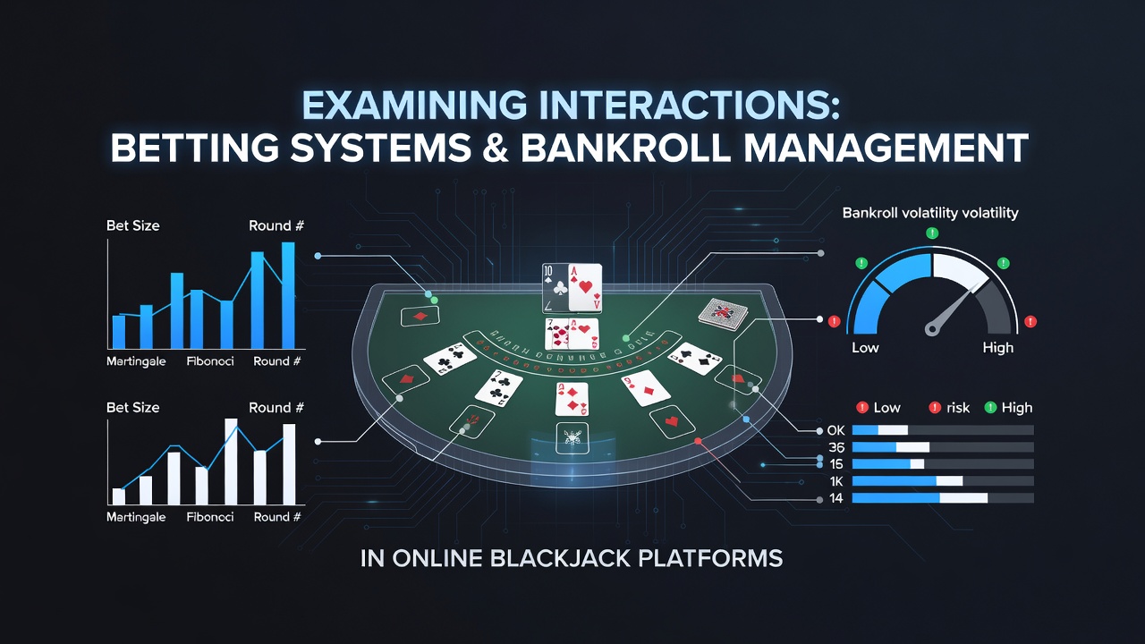 Analyse von Wettsystemen und Bankroll-Management in Online-Blackjack-Umgebungen mit Diagrammen und Tabellen