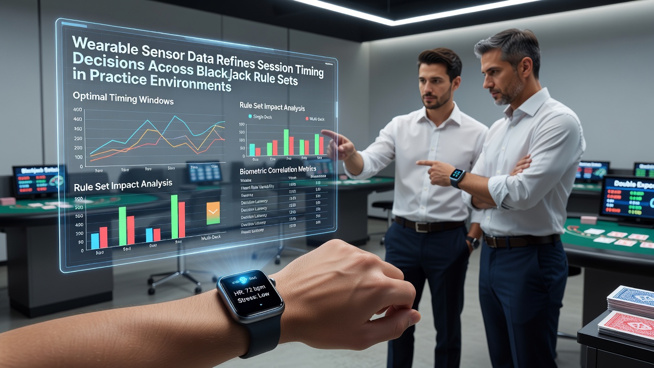 Wearable-Sensor-Daten in Blackjack-Übungsumgebungen