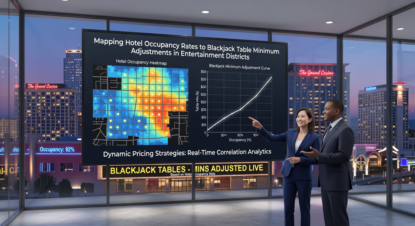 Analyse von Blackjack-Tischminimums in Abhängigkeit von Hotelbelegungsdaten in Entertainment-Districts