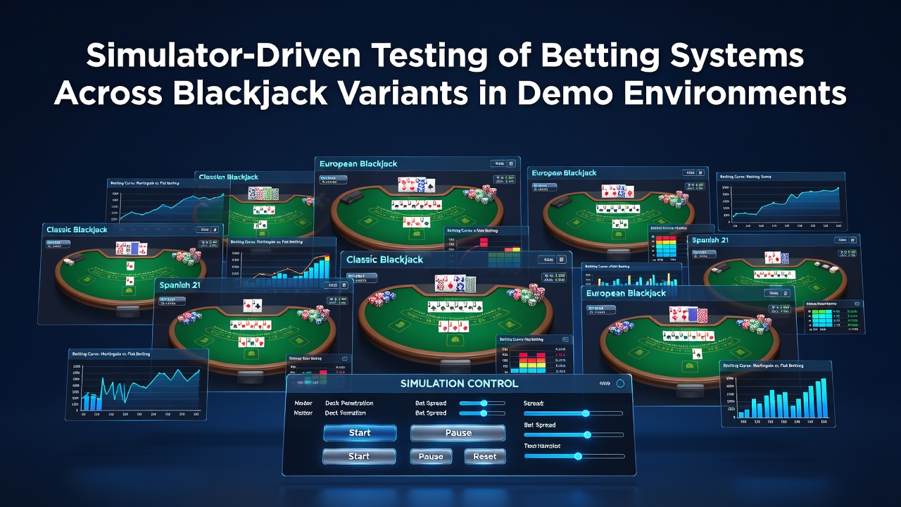 Simulatorbasierte Tests zeigen Einsatzmuster bei verschiedenen Blackjack-Varianten in Demo-Umgebungen